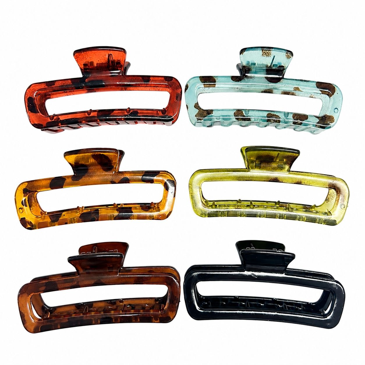 AJC-0404 TORTOISESHELL SQUARE SLIM 8.5CM