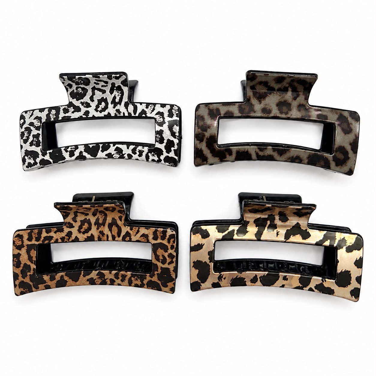 AJC-0291 LEOPARD HAIR CLAW 8.5CM