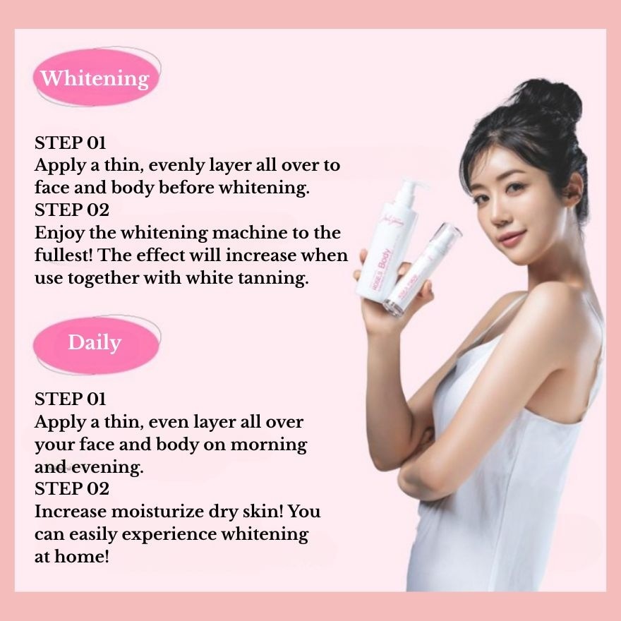 Jade Young White Tanning Rose.S Face Body Lotion 50ml