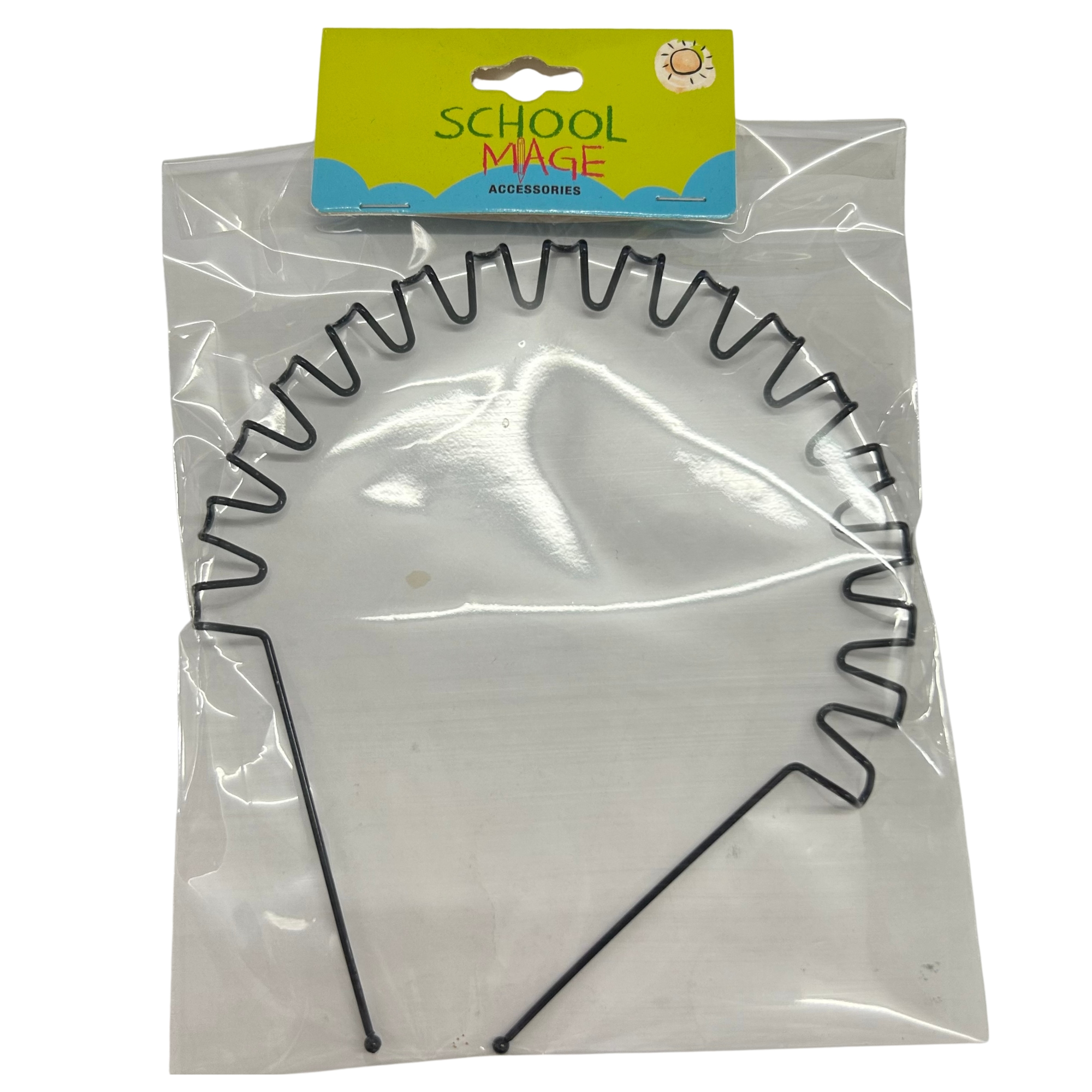 #0259 BLACK WIRE HAIRBAND