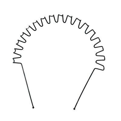 EVA & EVE - #0259 BLACK WIRE HAIRBAND