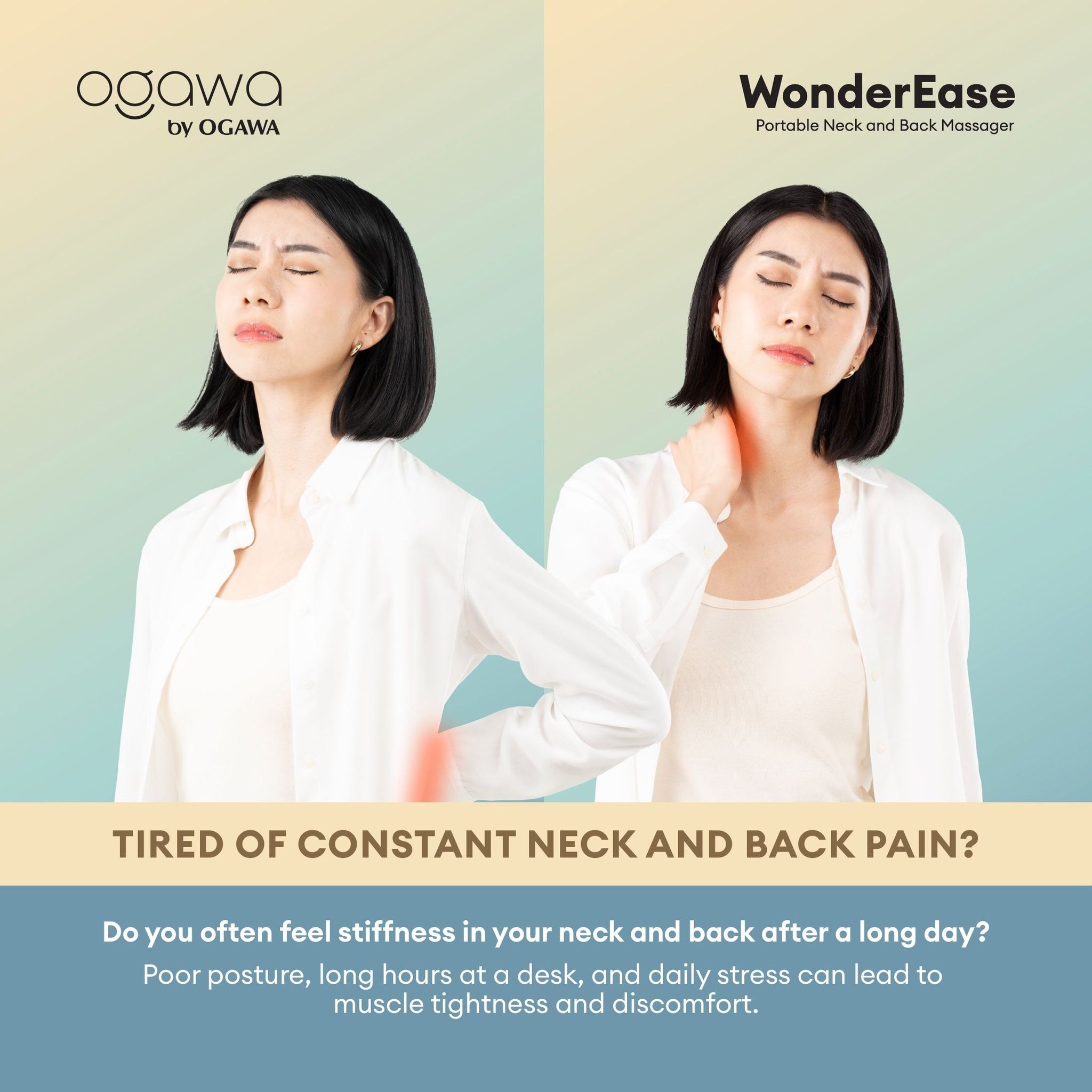 Ogawa by Ogawa WonderEase Portable Neck & Back Massager