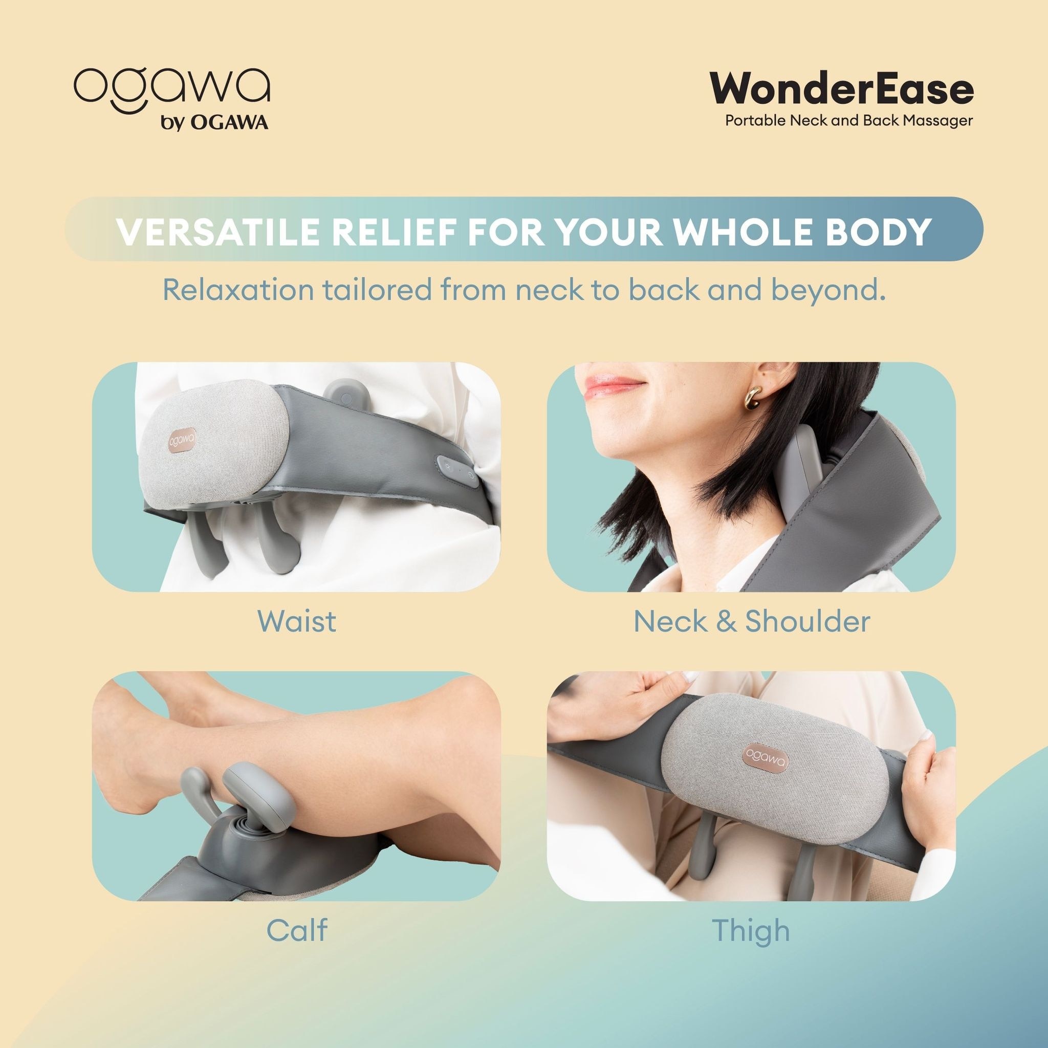 Ogawa by Ogawa WonderEase Portable Neck & Back Massager