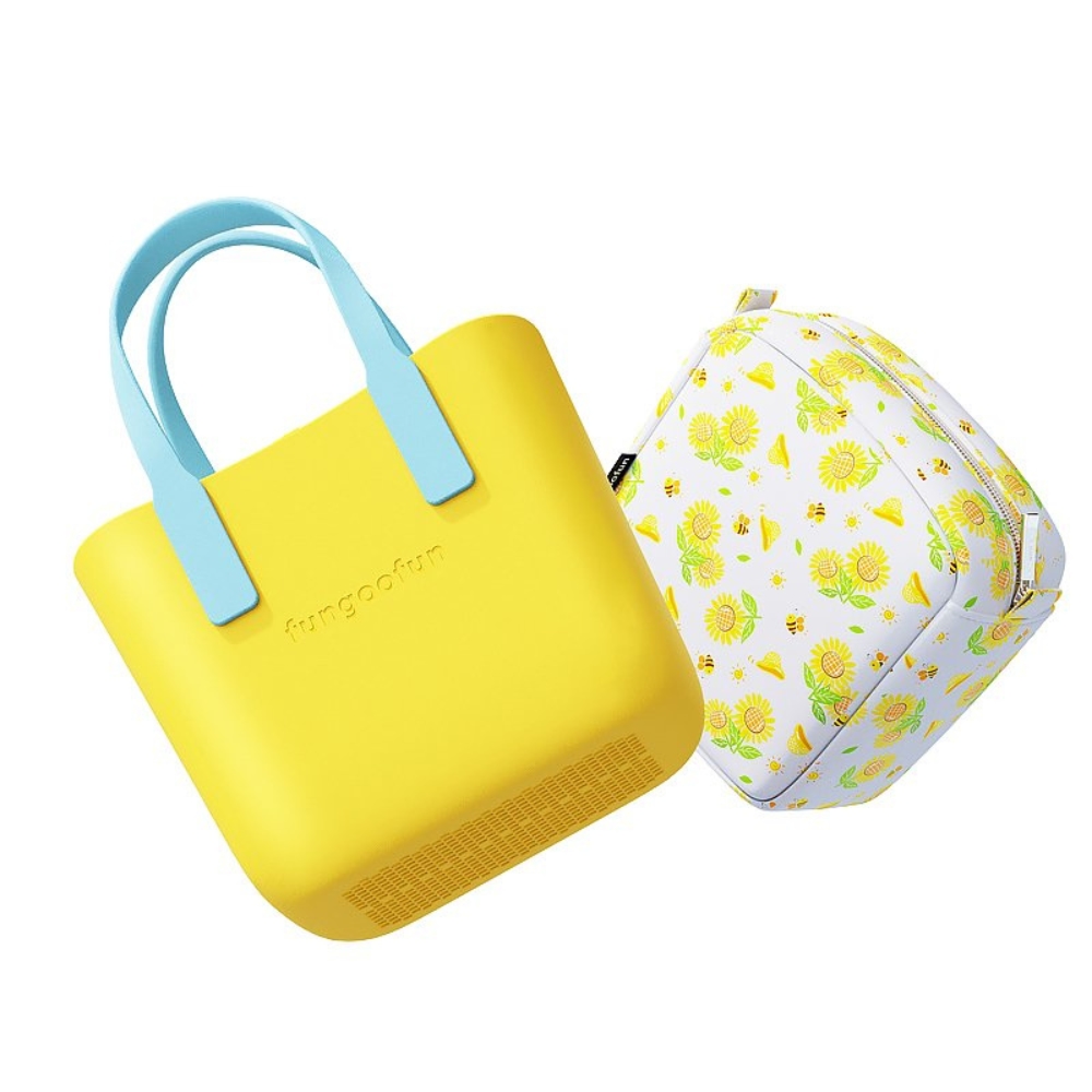 FUNGOOFUN Strolling Bag - Yellow + Inner Pouch