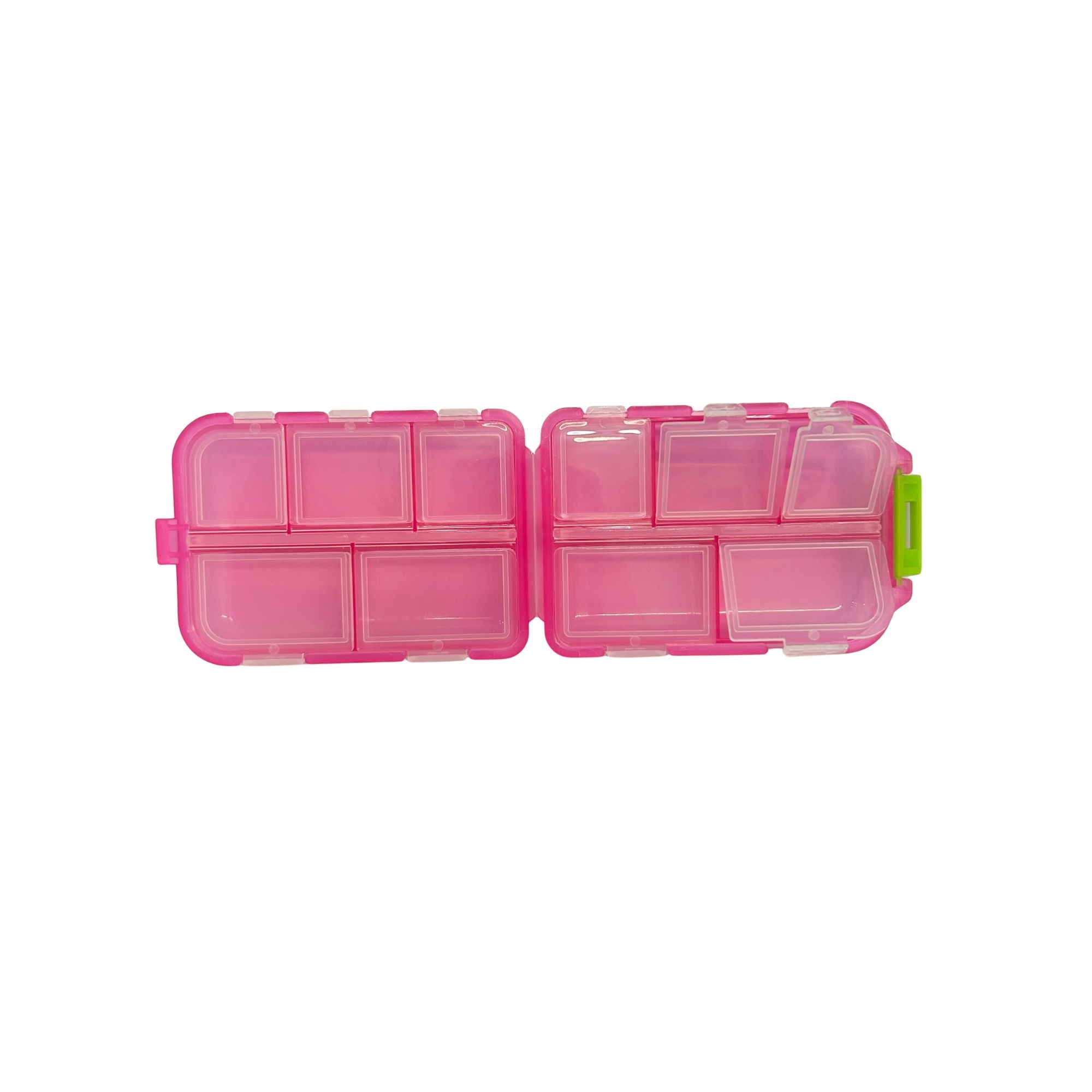 TR-0287 DOUBLE-SIDE PORTABLE PILL BOX ORGANIZER POCKET SIZE 9CM