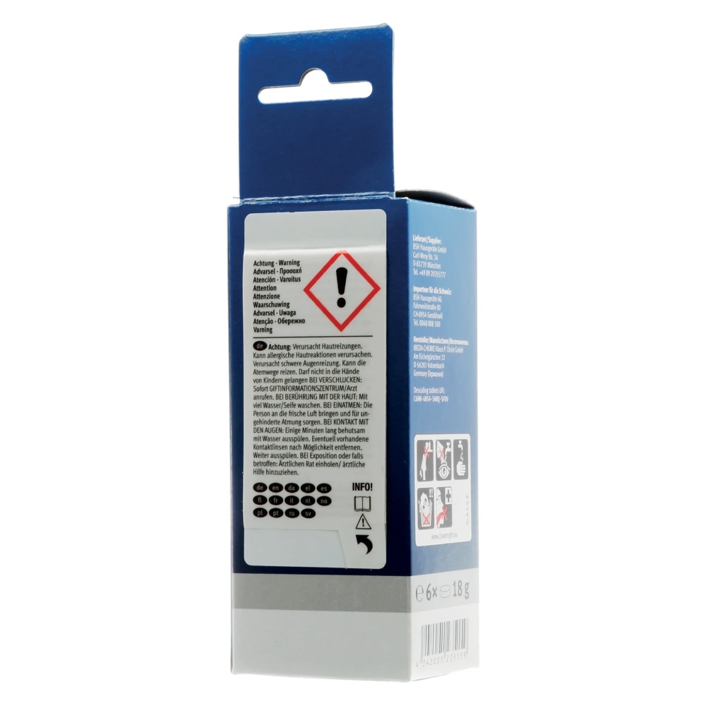 Bosch Descaling Tablets Suitable for Coffee Machines, Kettles and Hot Water Dispensers - 312453