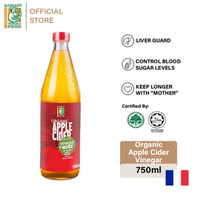 RADIANT - Radiant Organic Apple Cider Vinegar (750ml)