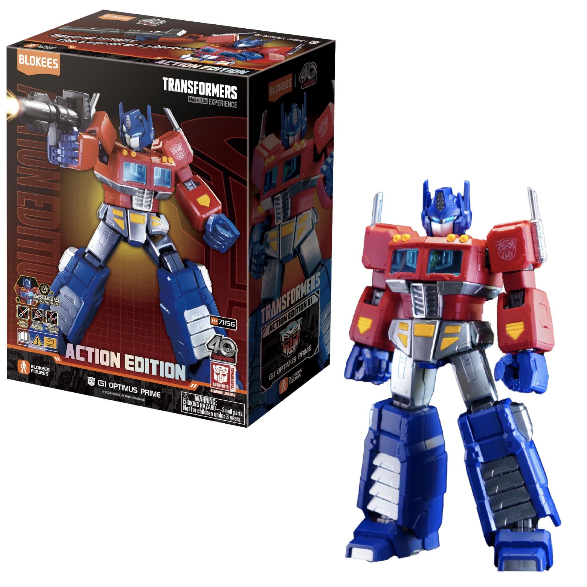 BLOKEES TRANSFORMERS (MODEL KIT) AE 01 OPTIMUS PRIME (20cm) (71156) image