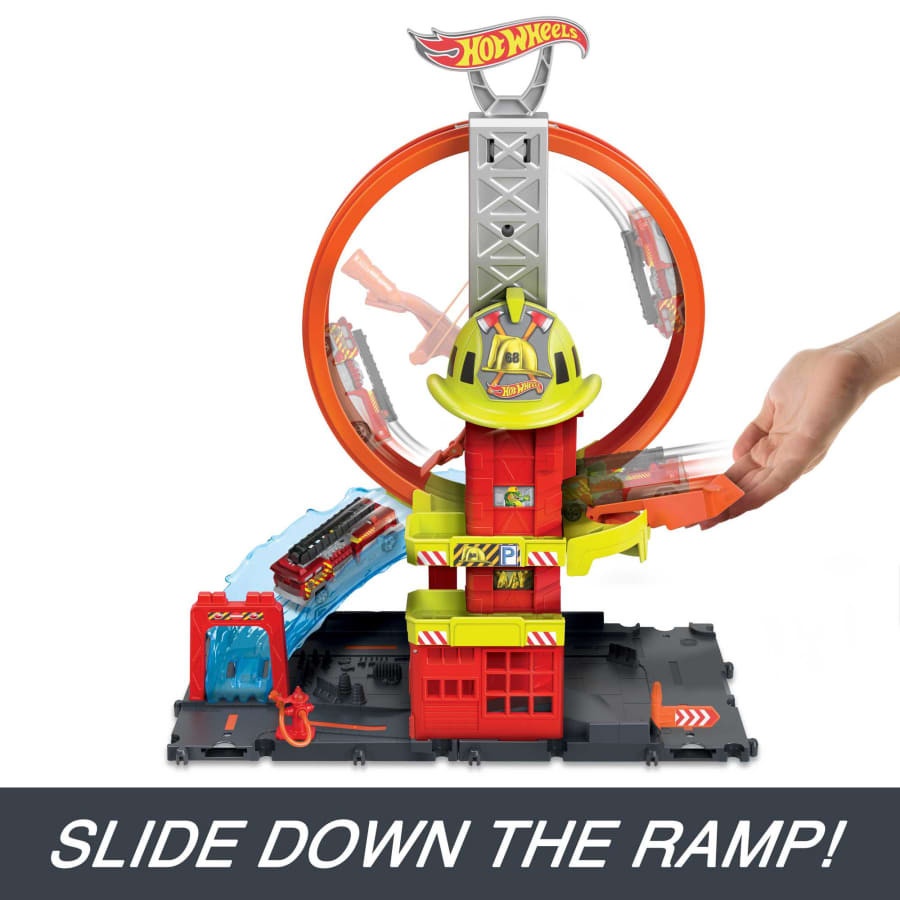HOT WHEELS CITY SUPER FIRE STATION (HKX41)