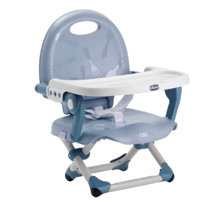 CHICCO Chicco Pocket Snack Feeding Booster Seat Blue Sky image
