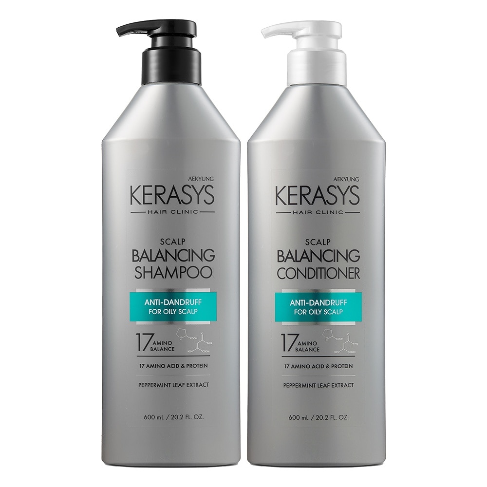 Kerasys Scalp Care Balancing Shampoo & Conditioner (600ml)