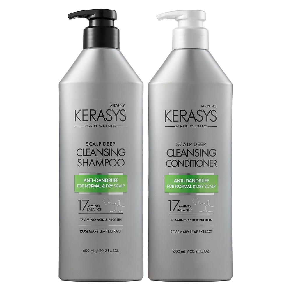 Kerasys Scalp Care Deep Cleansing Shampoo & Conditioner (600ml)