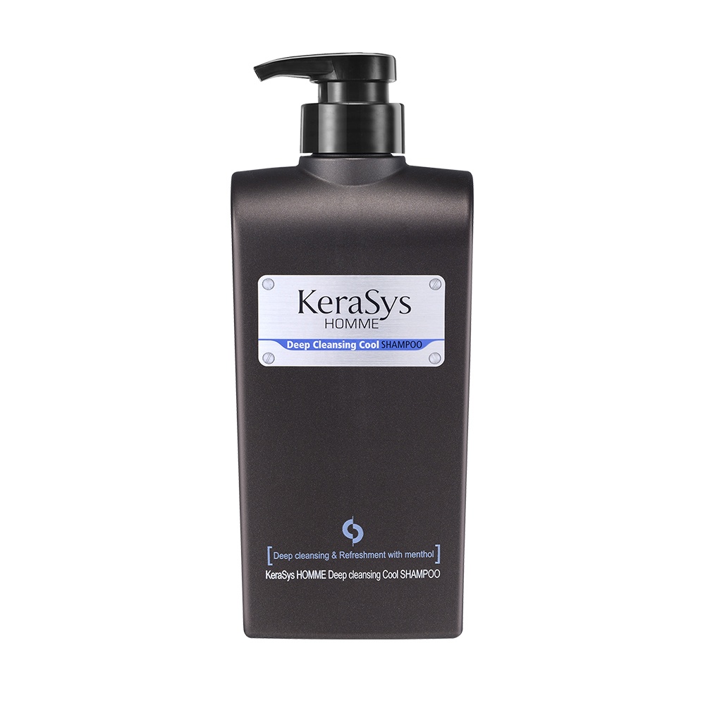Kerasys Homme Men Deep Cleansing Cool Shampoo (550ml)