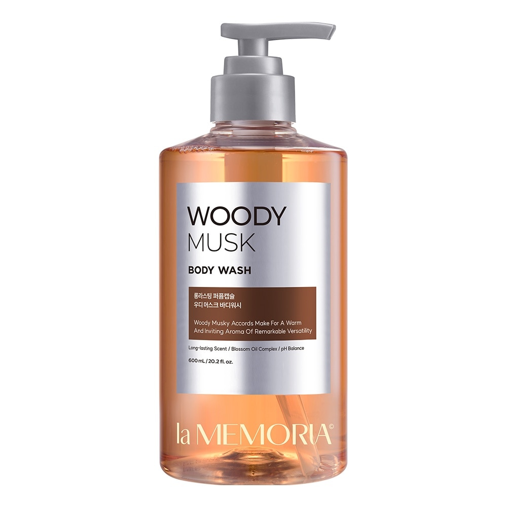 Showermate La Memoria Body Wash - Woody Musk (600ml)