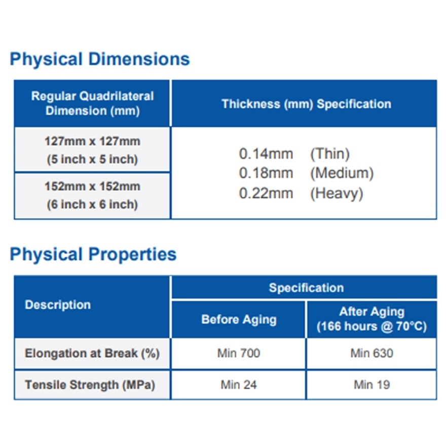 DuraDam Latex Dental Dam, Medium