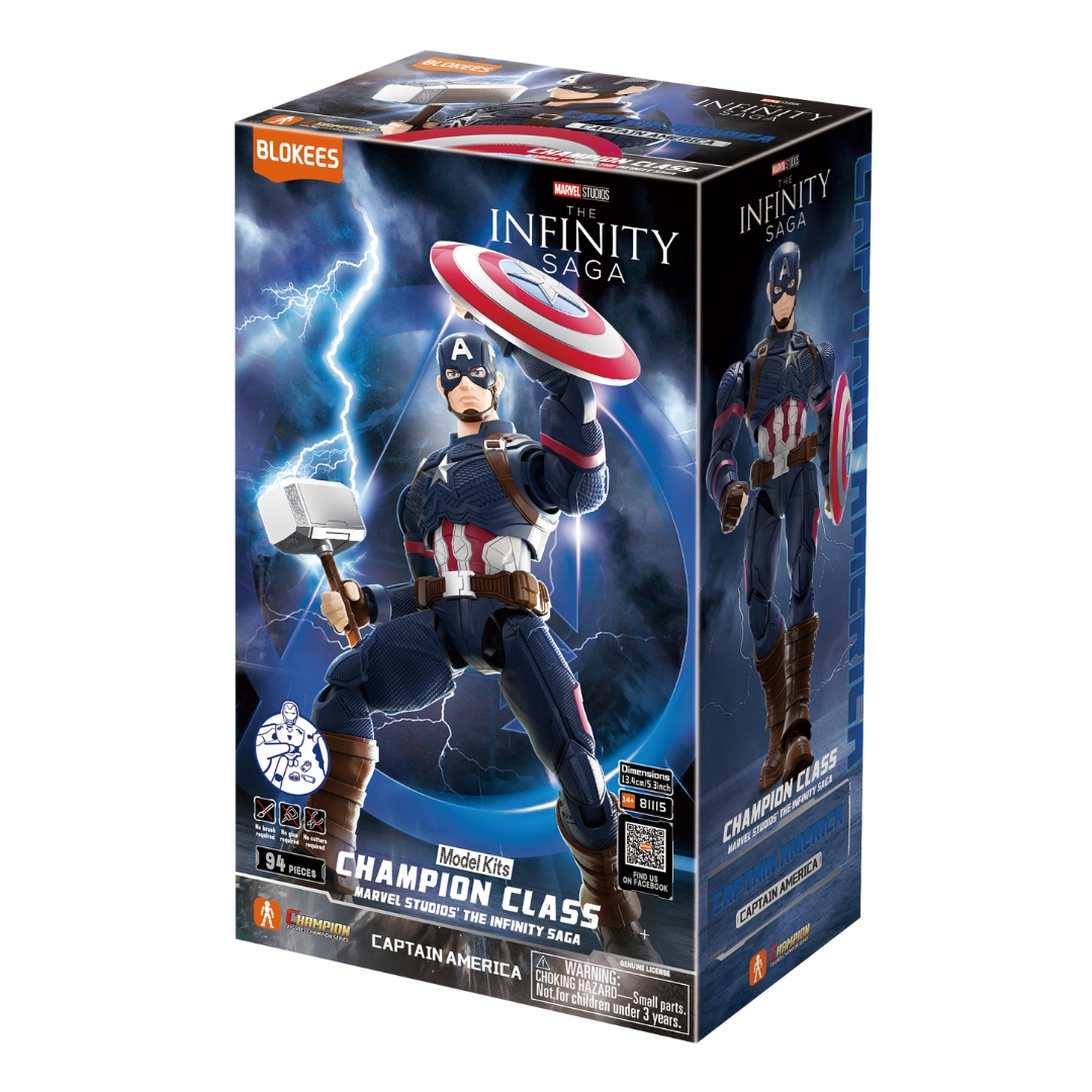 BLOKEES MVL (MODEL KIT) CC 03 CAPTAIN AMERICA (81115) image