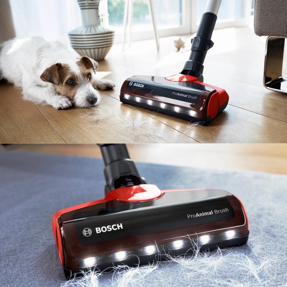 Bosch Unlimited 7 ProAnimal Red Rechargeable Vacuum Cleaner BBS711ANM