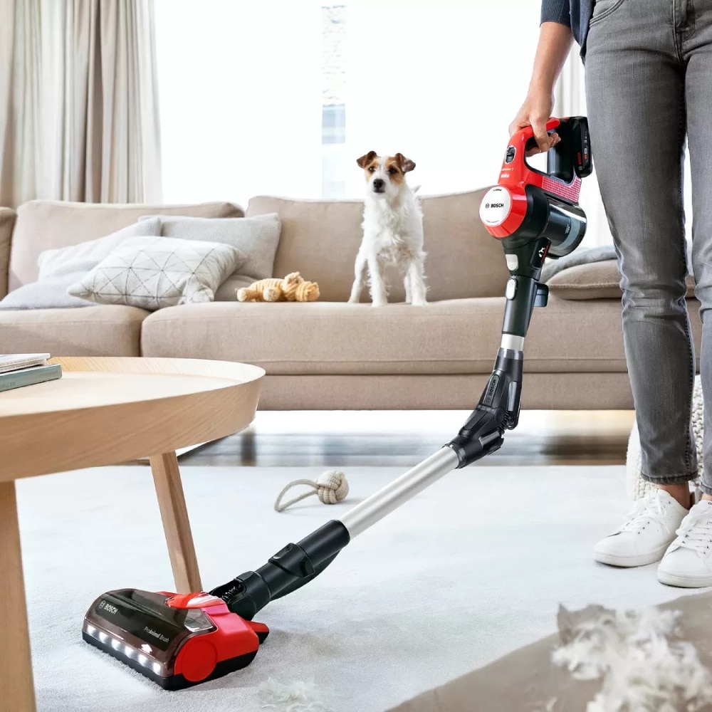 Bosch Unlimited 7 ProAnimal Red Rechargeable Vacuum Cleaner BBS711ANM