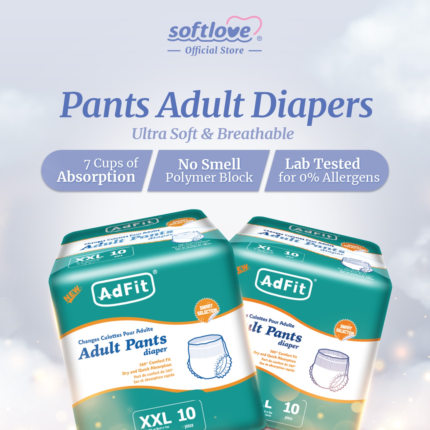 Adfit Adult Pants - M size ( 70cm - 110cm ) image