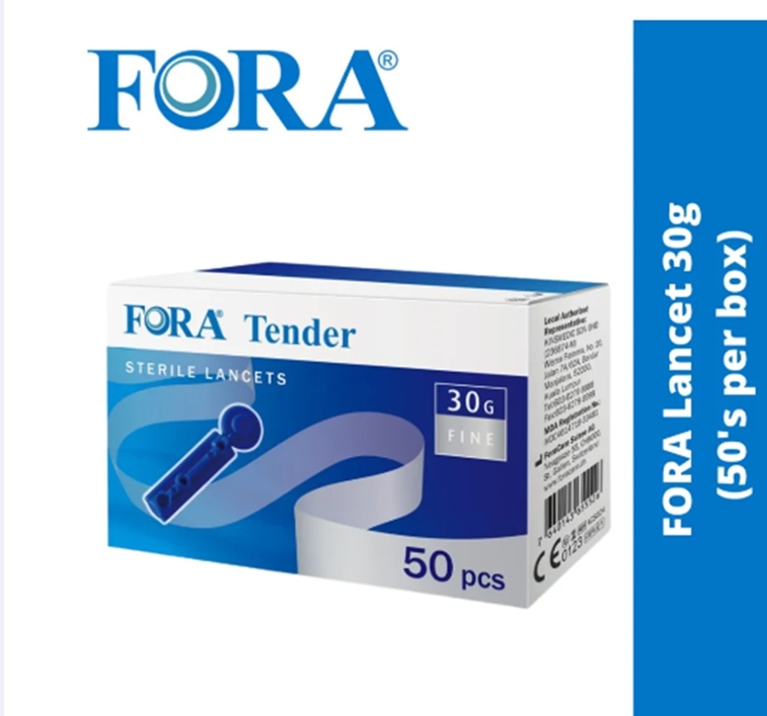 FORA Lancets 30G, 50’s / box
