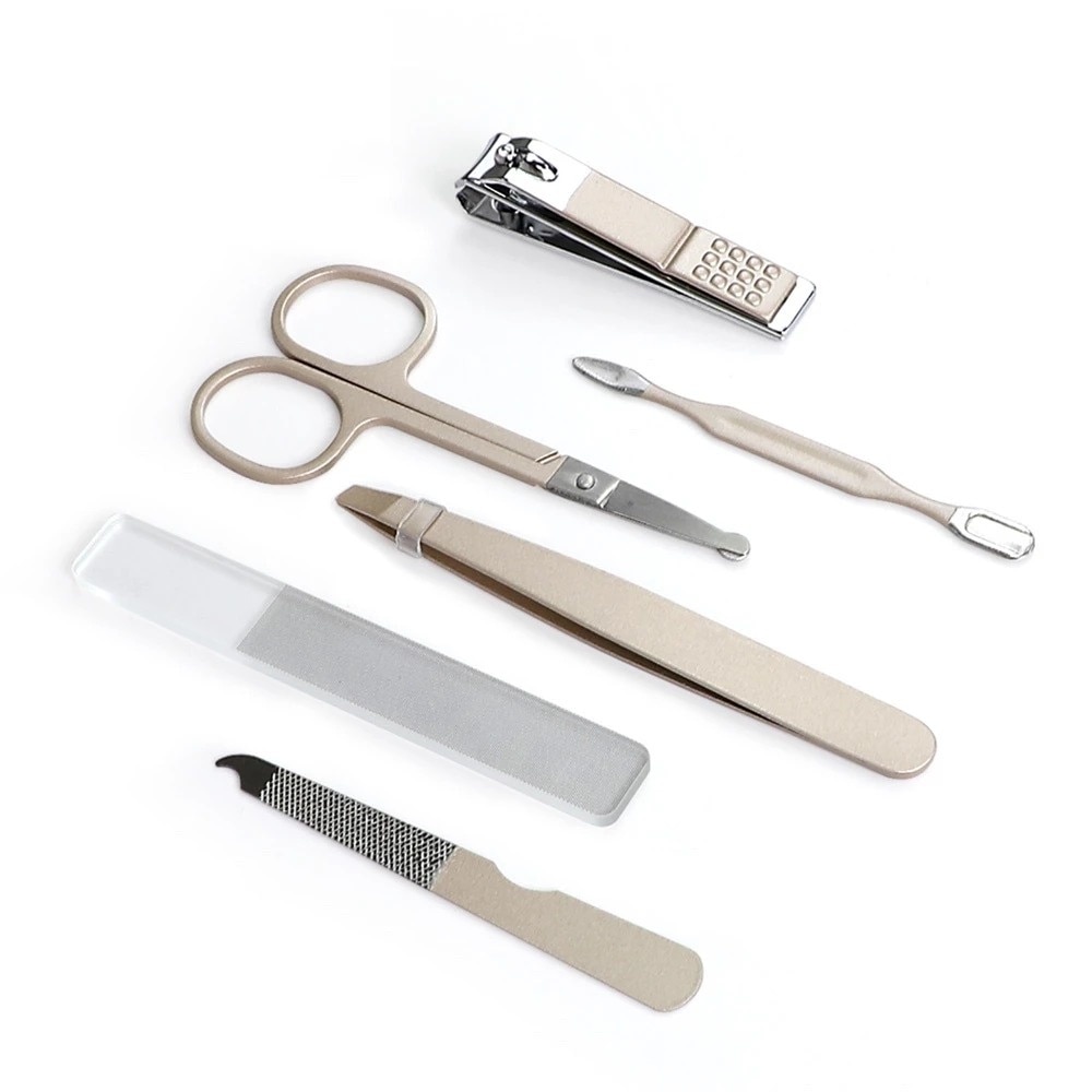 Haakaa premium 7 in 1 Pear-fect Manicure Kit Set - Lemon Yellow