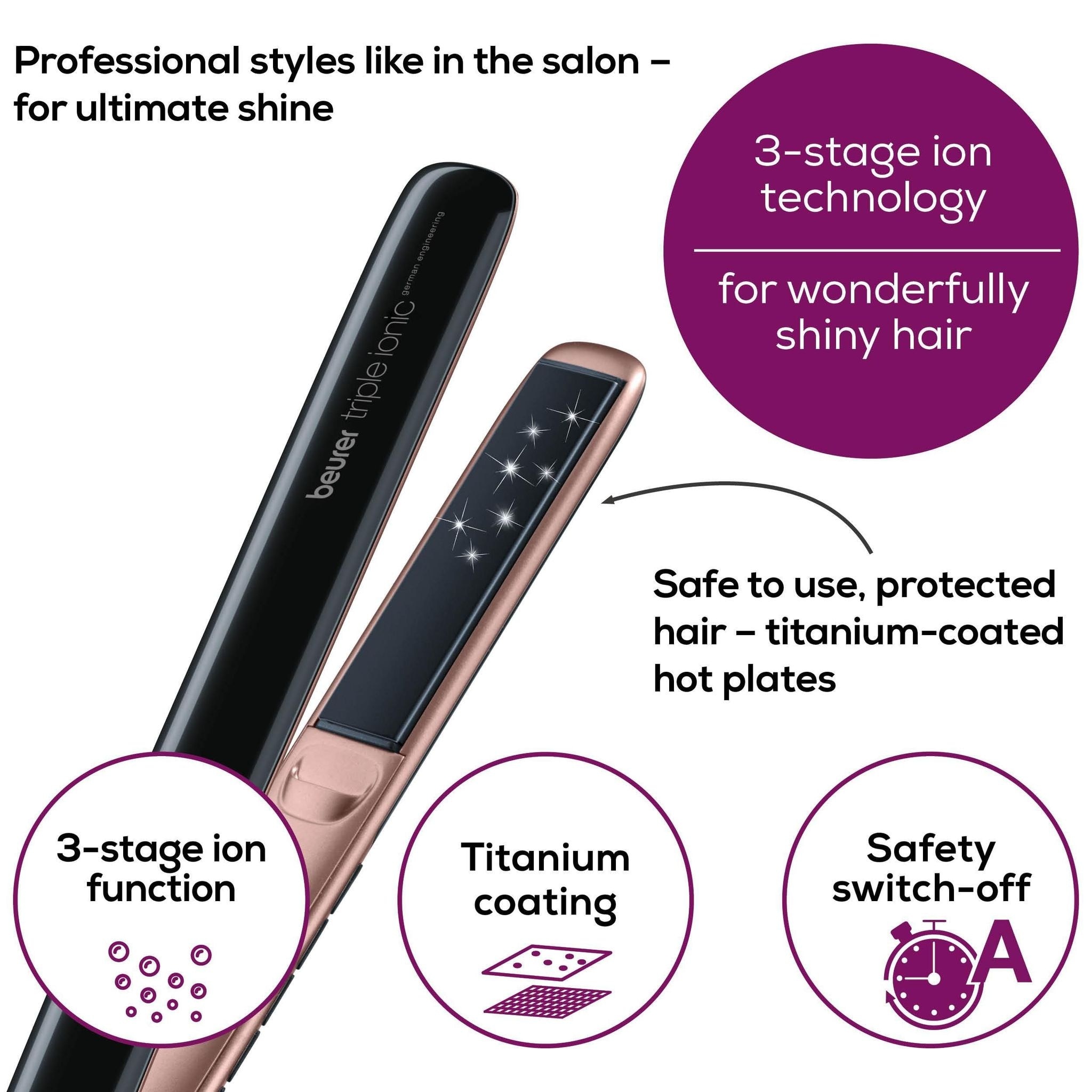 Beurer HS 80 Hair straightener