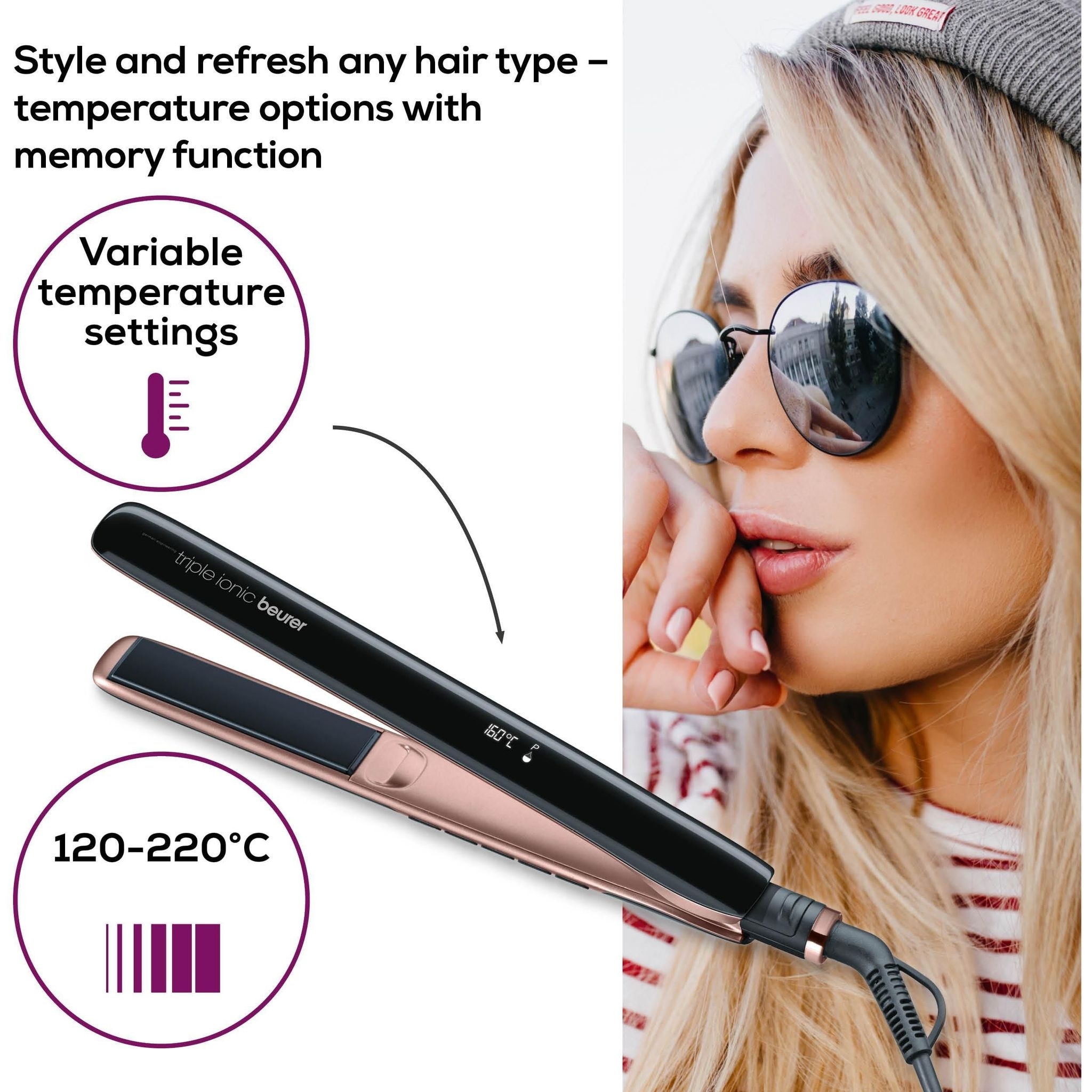 Beurer HS 80 Hair straightener