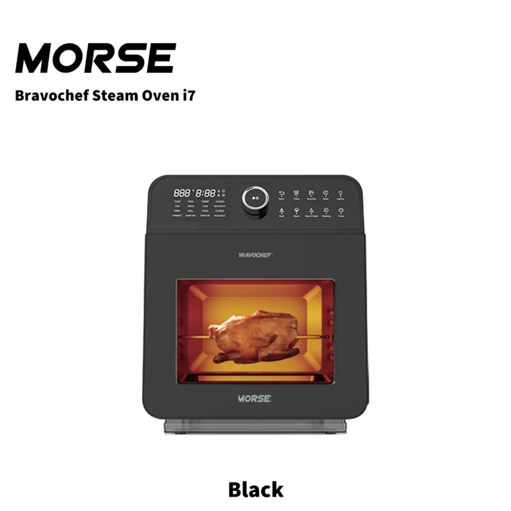 Bravochef Steam Oven i7 with 15L Capacity (Black Color)