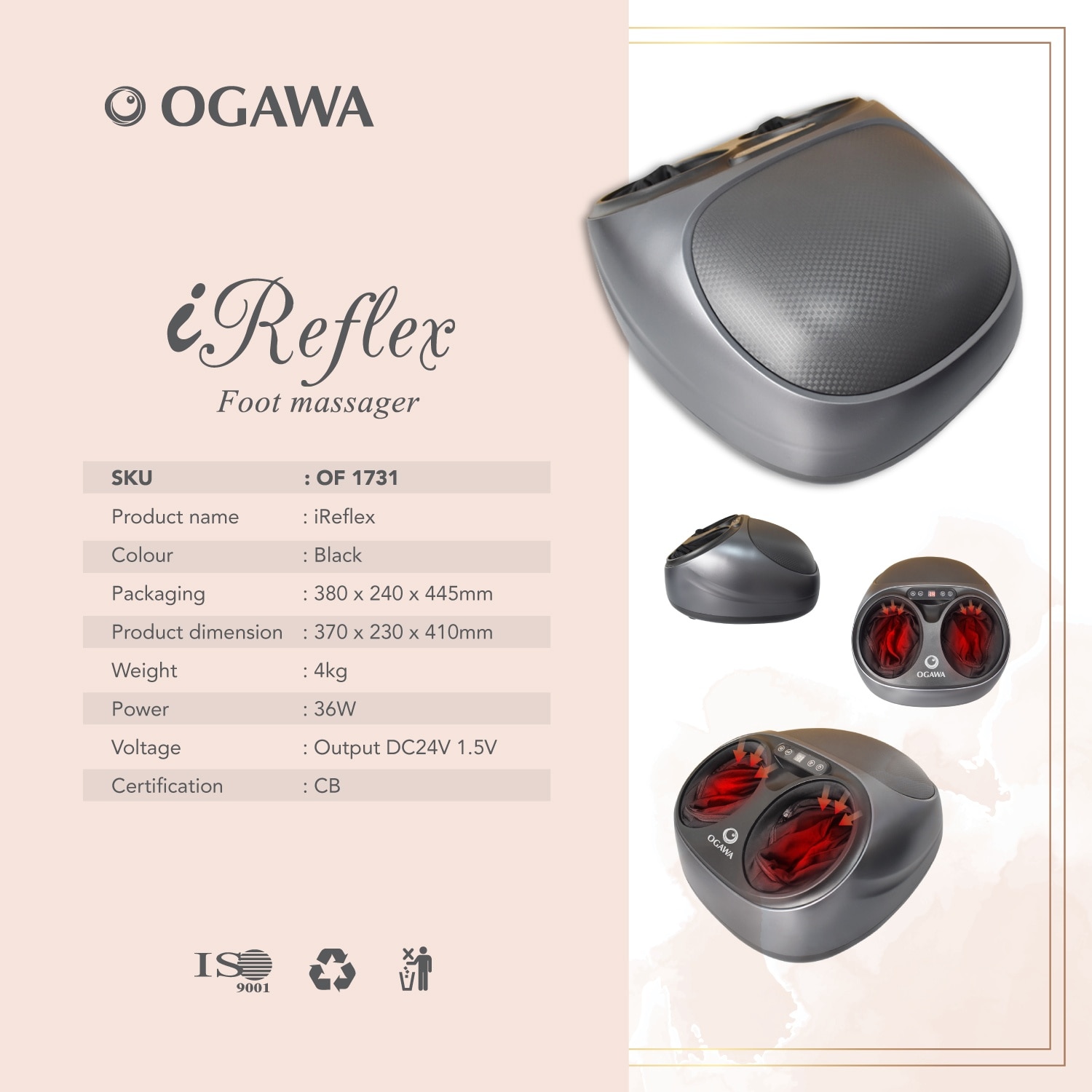Ogawa iReflex Foot Massager