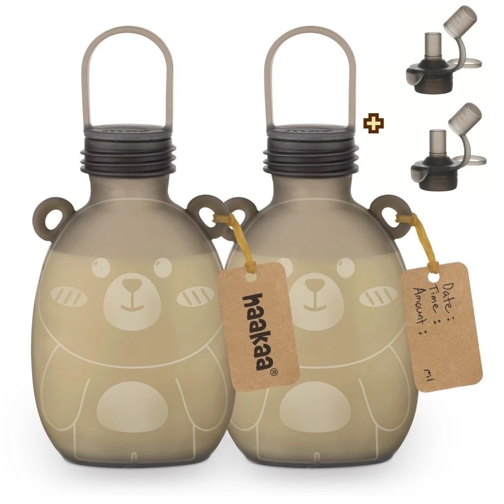 HAAKAA HaaKaa Happii Bear Silicone Breast Milk Storage Bag 