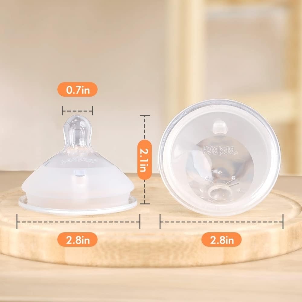 Haakaa Gen 3 Silicone Orthodontic Bottle Nipple (Slow Flow) - 2pcs