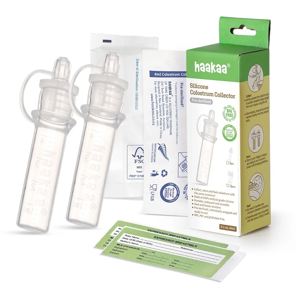 HaaKaa Silicone Colostrum Collector - Pre-steril 4ml (2pc)