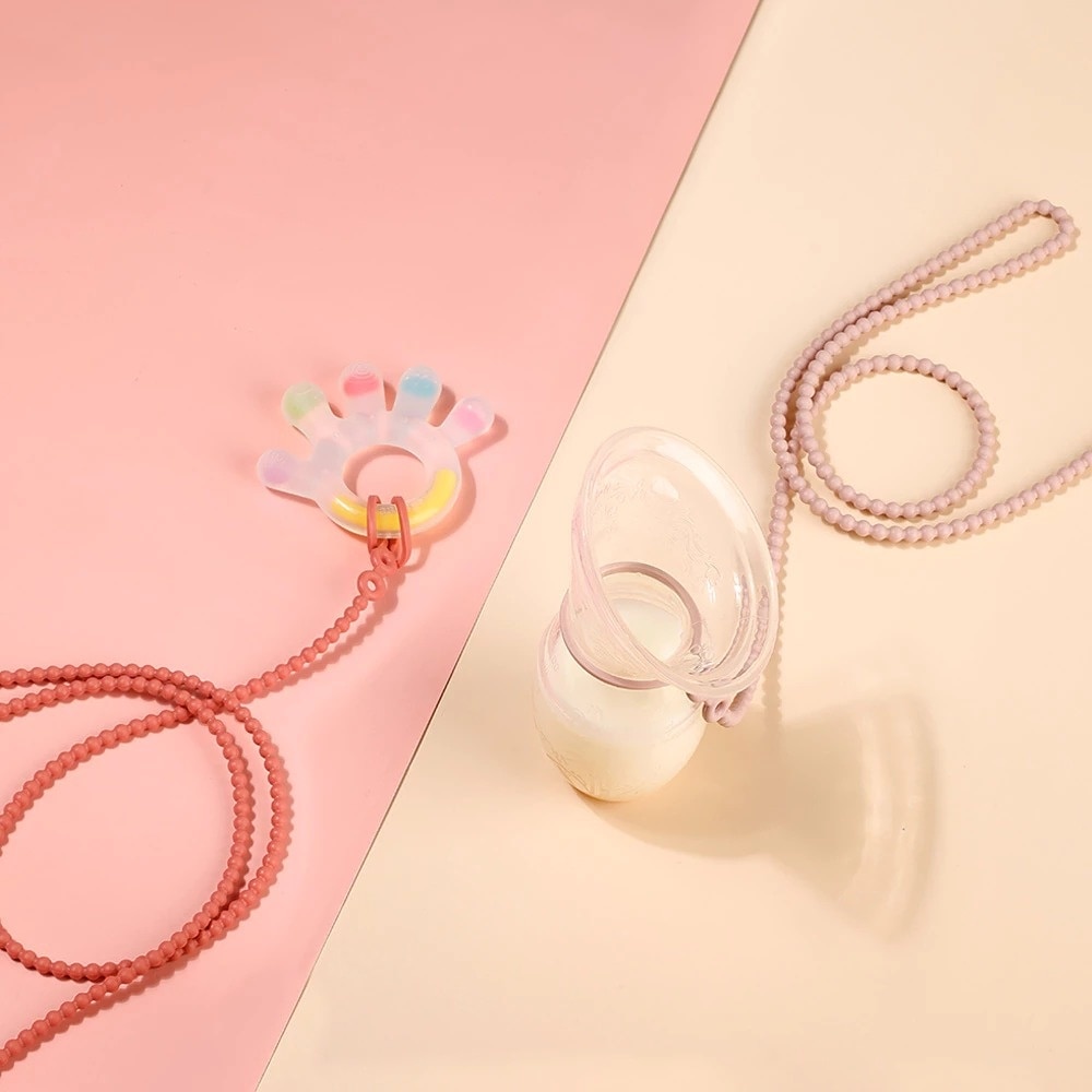 Haakaa Silicone Breast Pump Strap - Rust