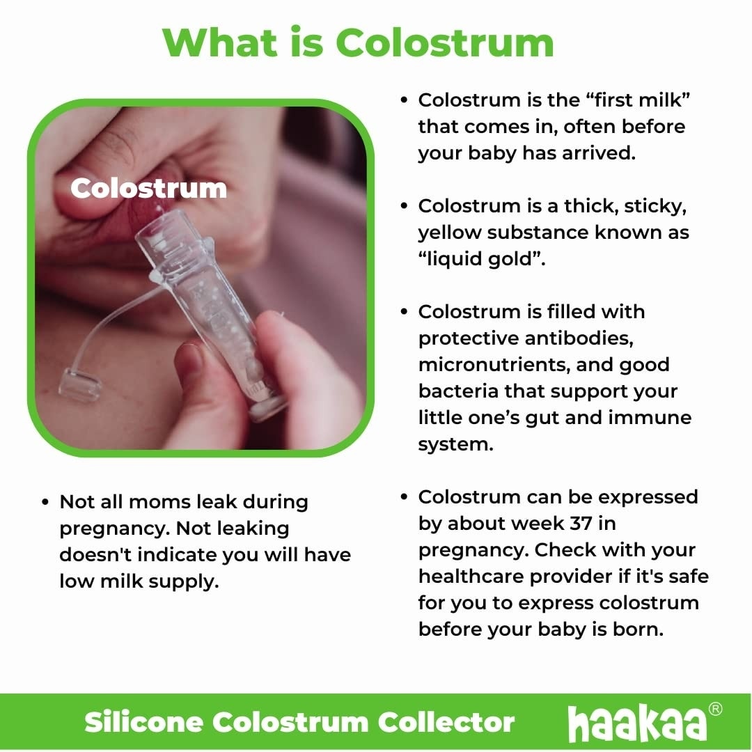 HaaKaa Silicone Colostrum Collector - Pre-steril 20ml(2pc)