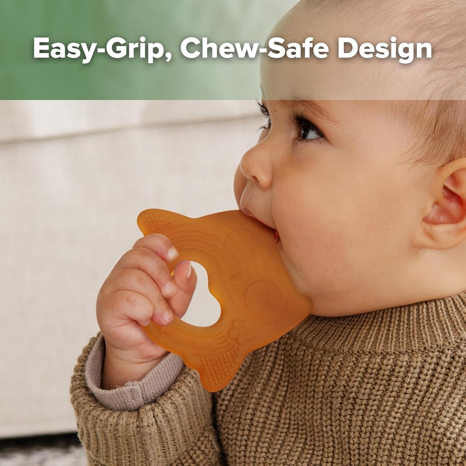 Haakaa Silicone Owl Teether - Smiling Owl 