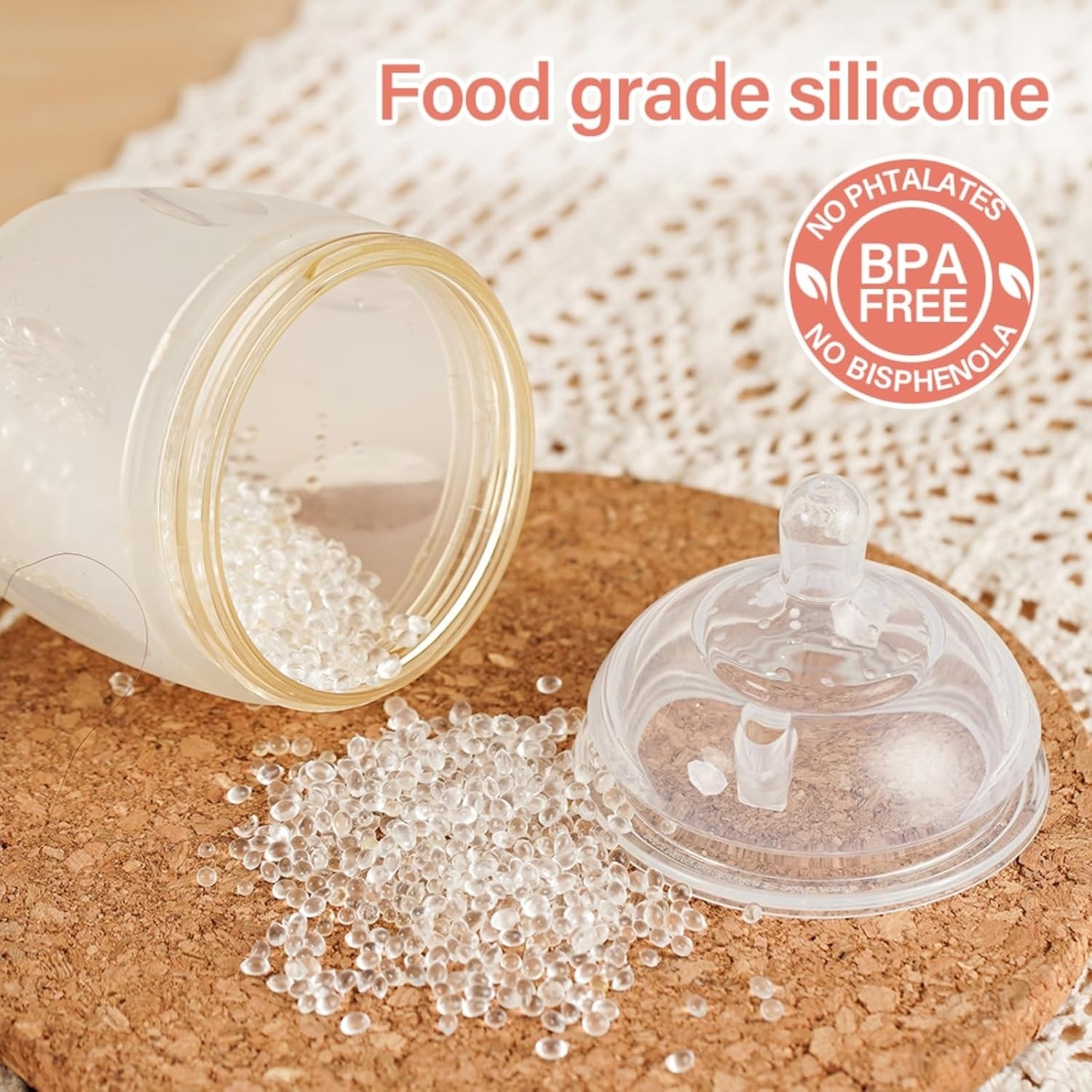  Gen 3 Silicone Bottle Anti-Colic Nipple Large (Variable Flow) - 2pcs