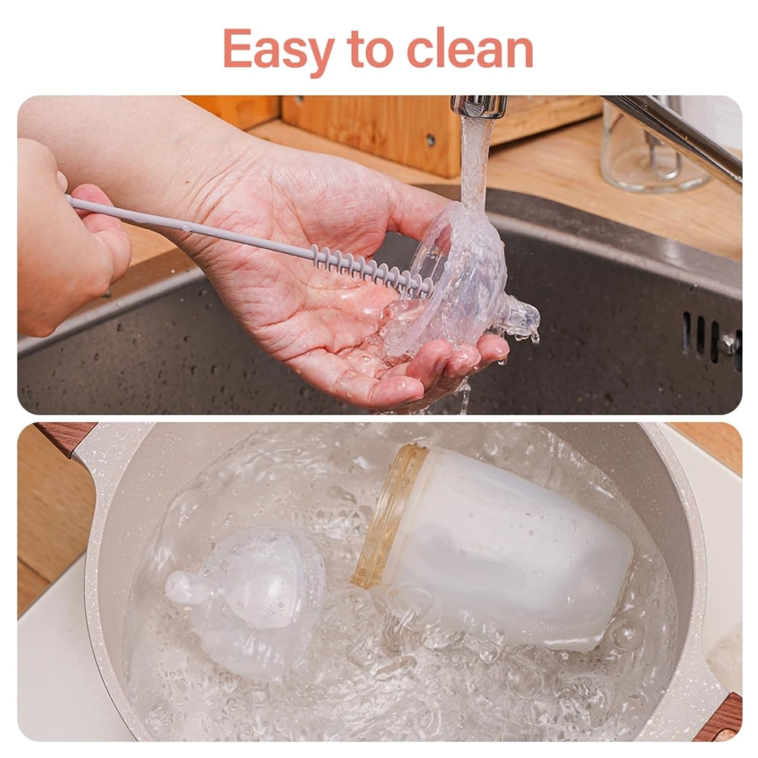 Gen 3 Silicone Bottle Anti-Colic Nipple Medium (Medium Flow) - 2pcs