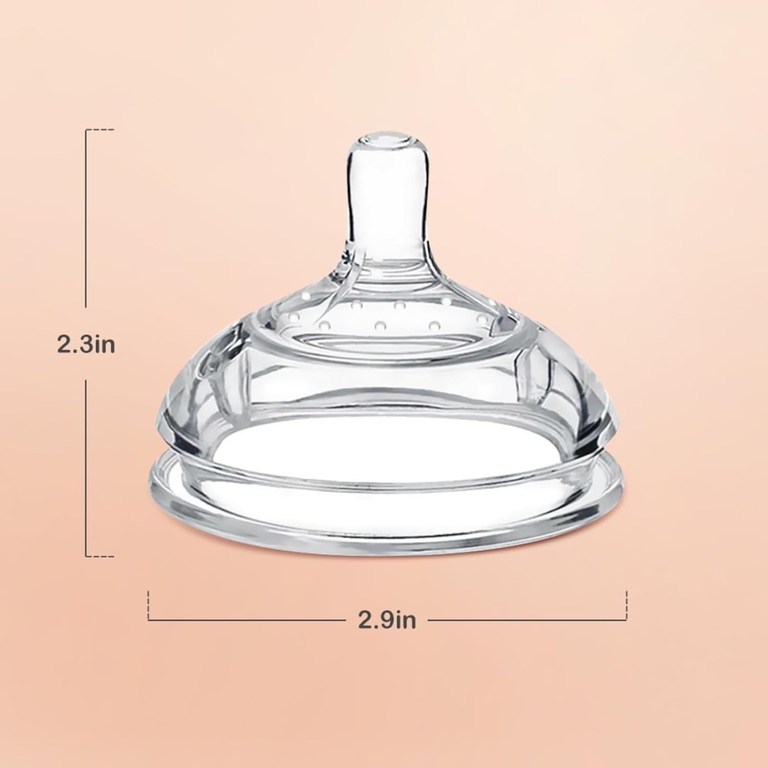 Gen 3 Silicone Bottle Anti-Colic Nipple Small (Slow Flow) - 2pcs