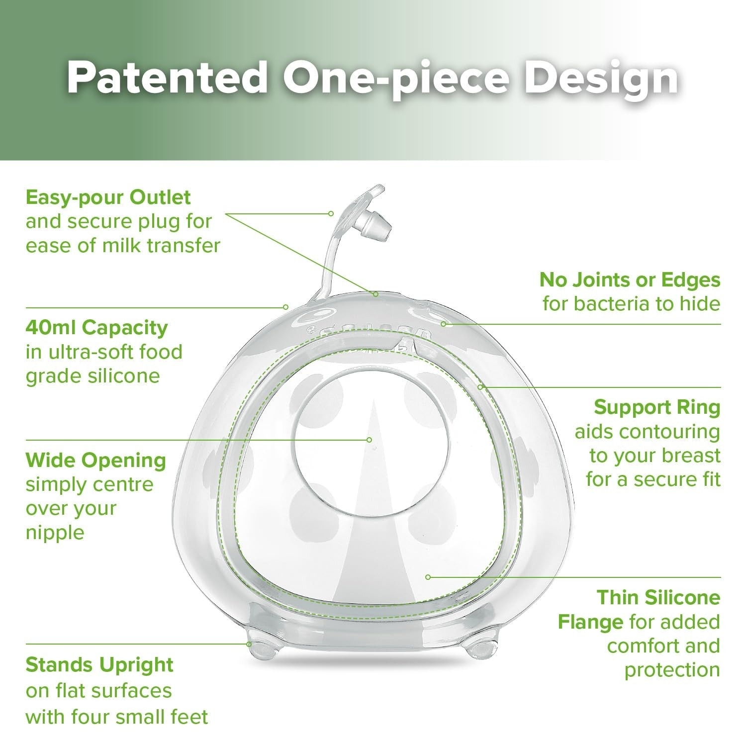 Ladybug Silicone Breast Milk Collector 40ML - Double