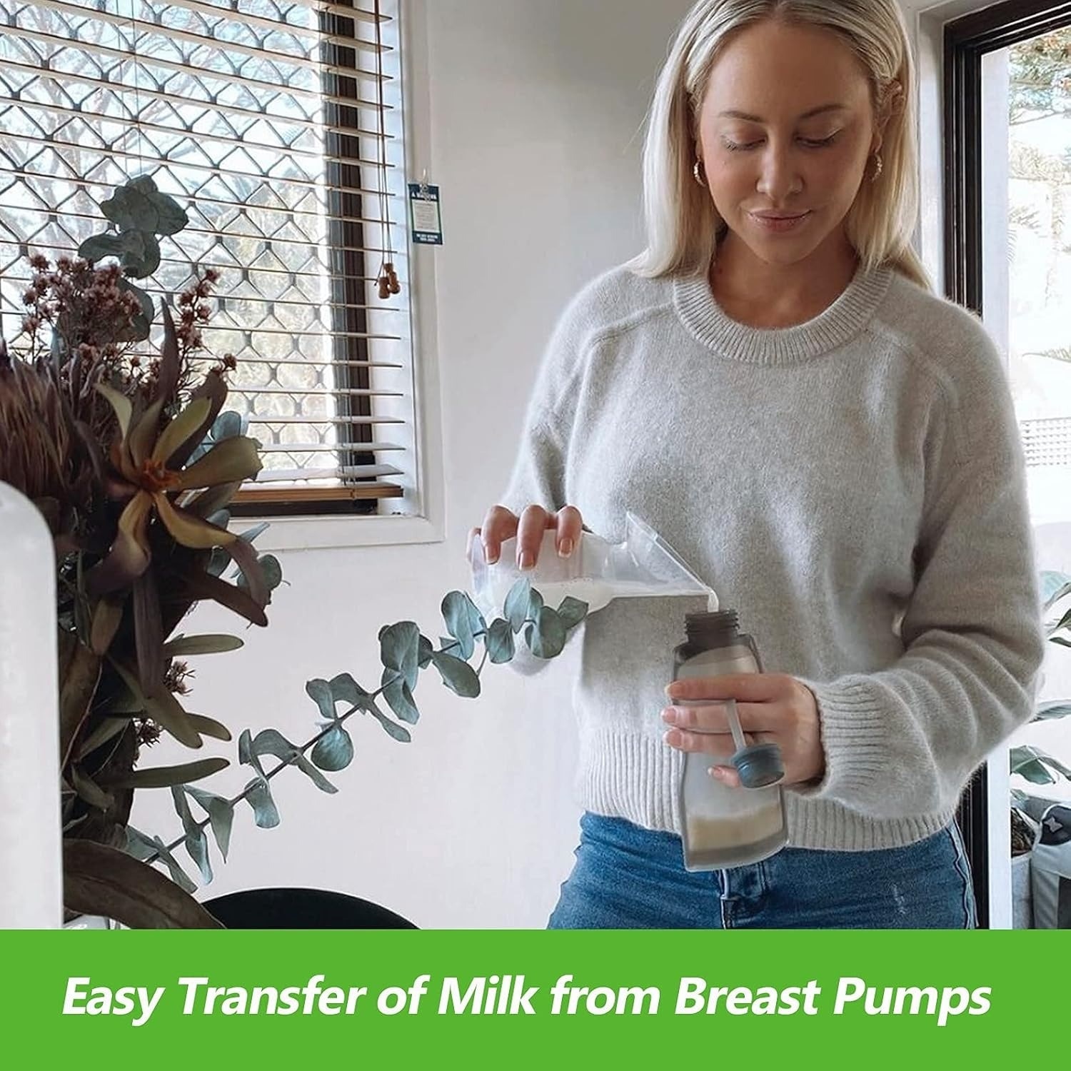 Haakaa Silicone Breast Milk Storage Bag - Single (1pcs)