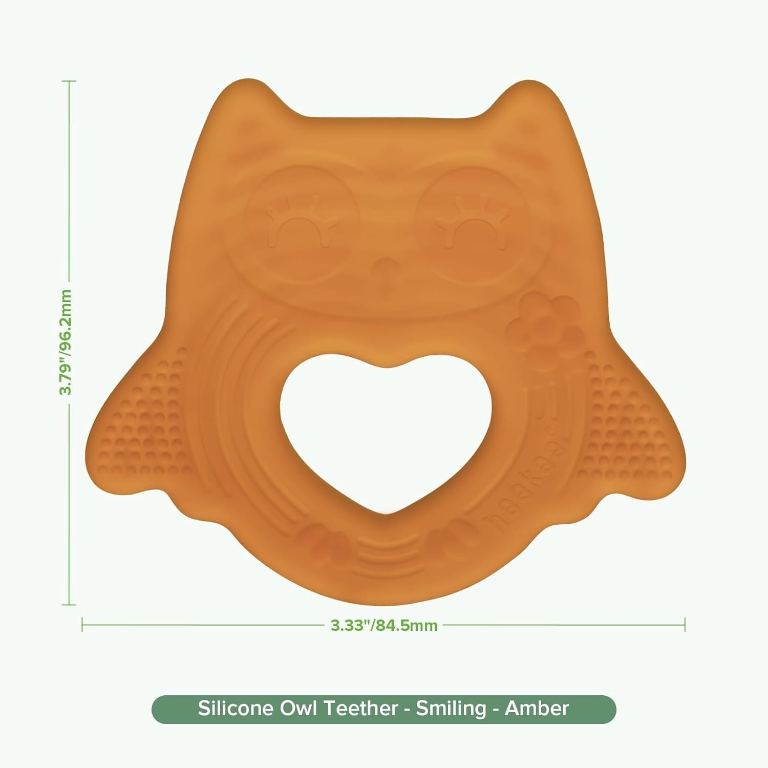 Haakaa Silicone Owl Teether - Smiling Owl 