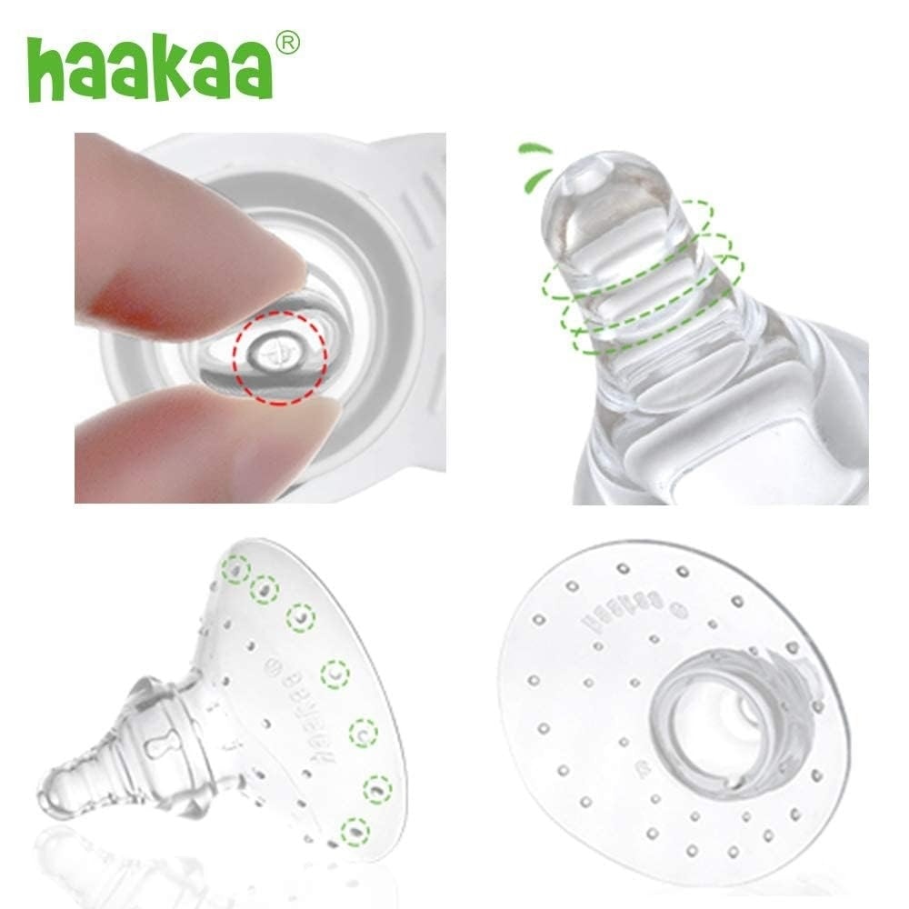 HaaKaa Breastfeeding Nipple Shield – Nipple Teat(Round Teat)