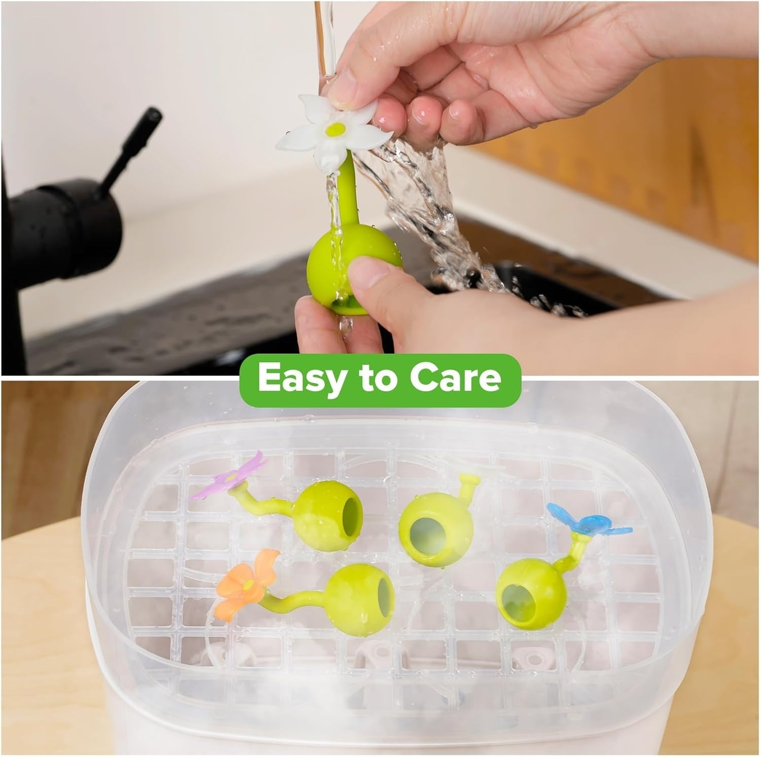 HaaKaa Silicone Breast Pump Flower Stopper - White