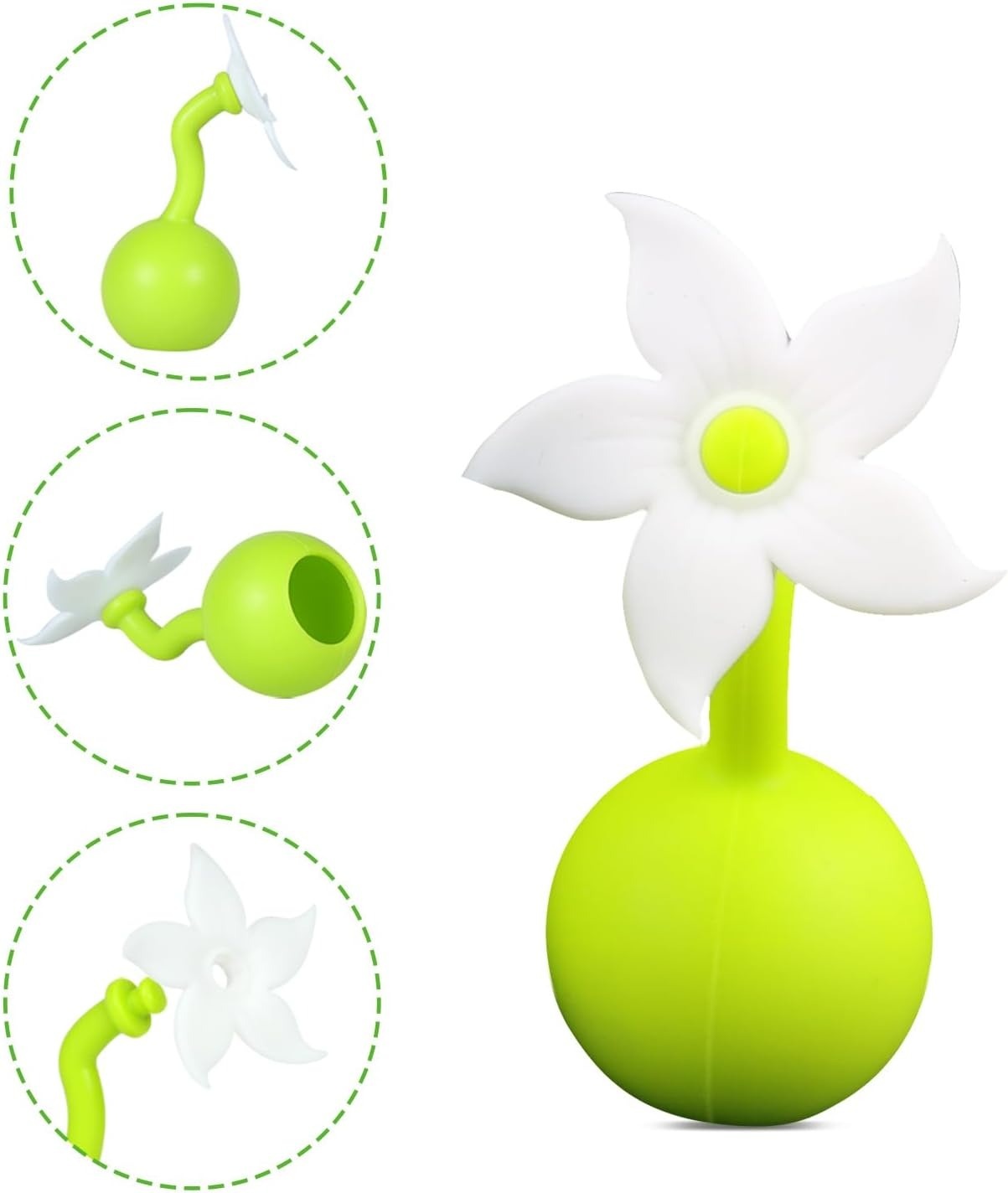 HaaKaa Silicone Breast Pump Flower Stopper - Orange