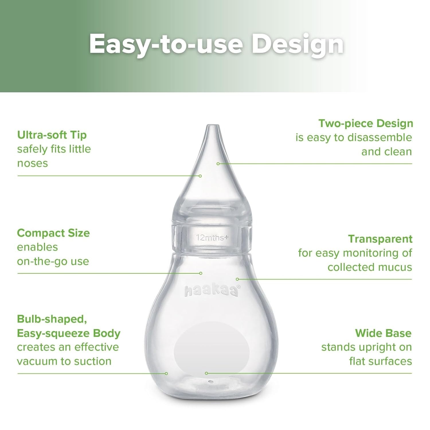 Nasal Care Easy-Squeezy Silicone Bulb Syringe