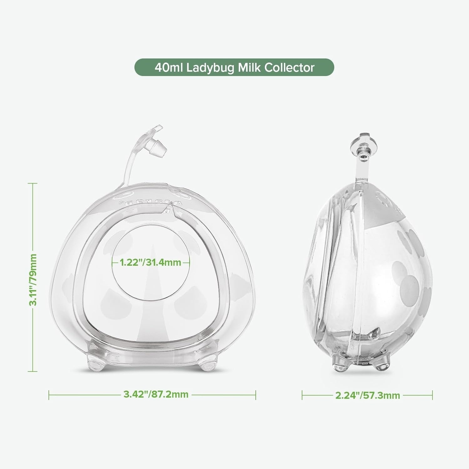 Ladybug Silicone Breast Milk Collector 40ML - Single