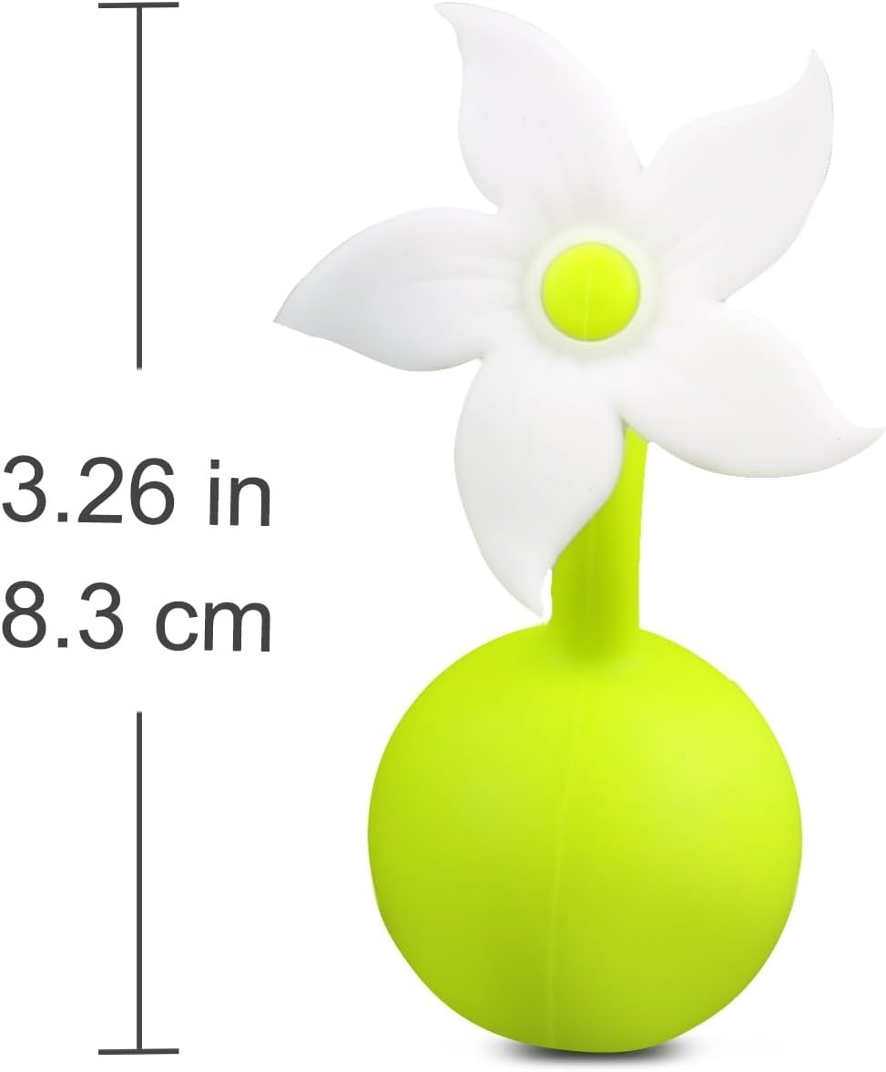 HaaKaa Silicone Breast Pump Flower Stopper - Orange