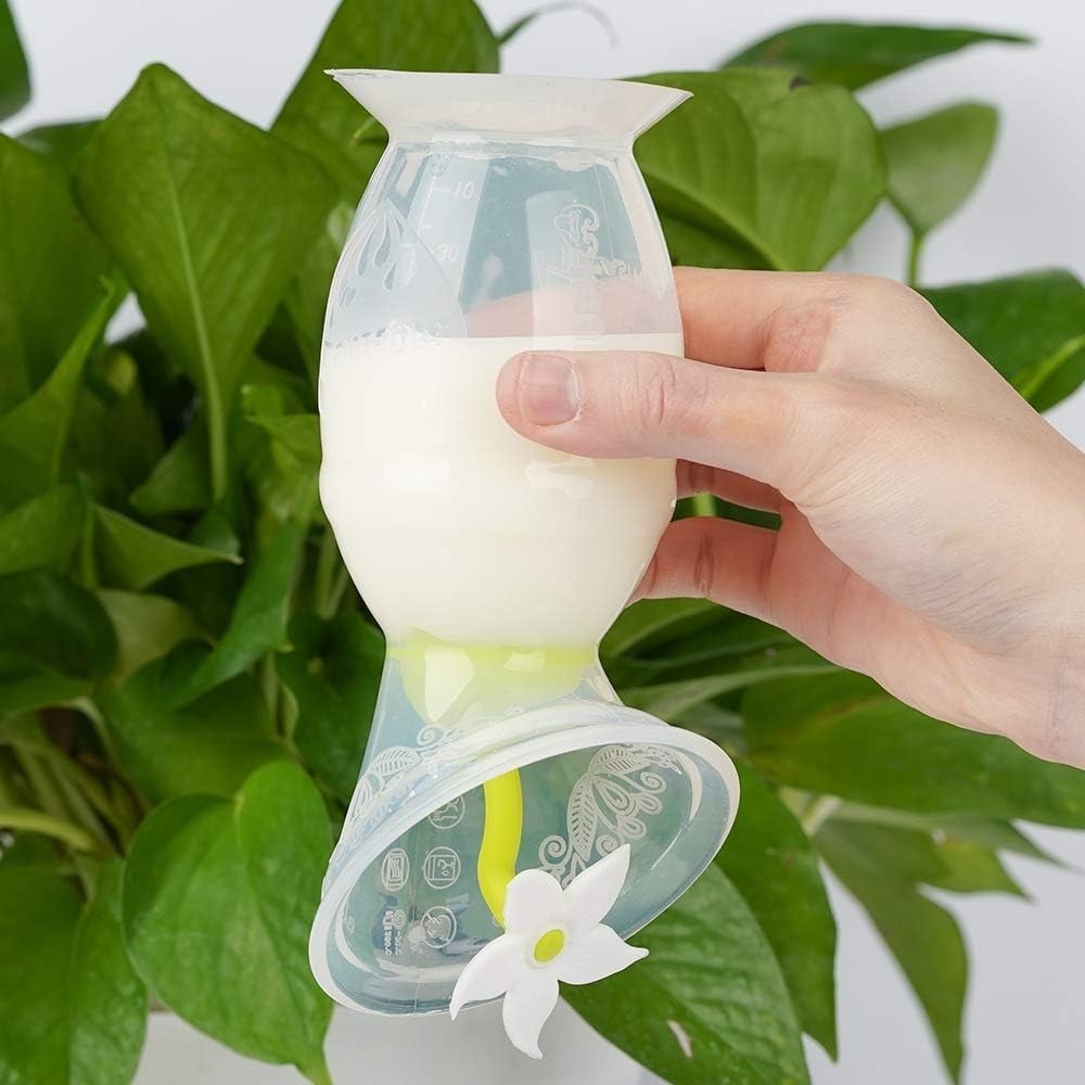 HaaKaa Silicone Breast Pump Flower Stopper - Orange