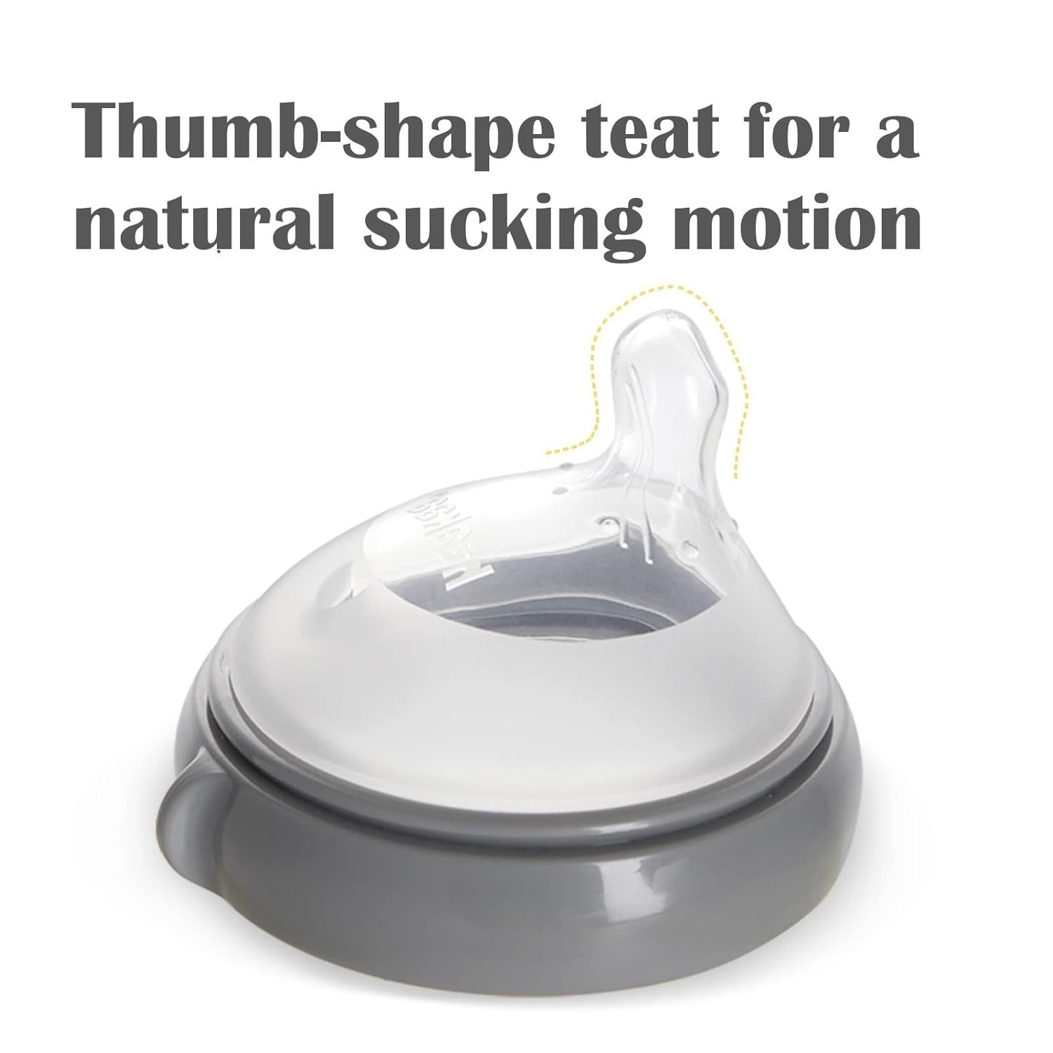 Haakaa Gen 3 Glass Baby Bottle 160ml (6m+) - Peach