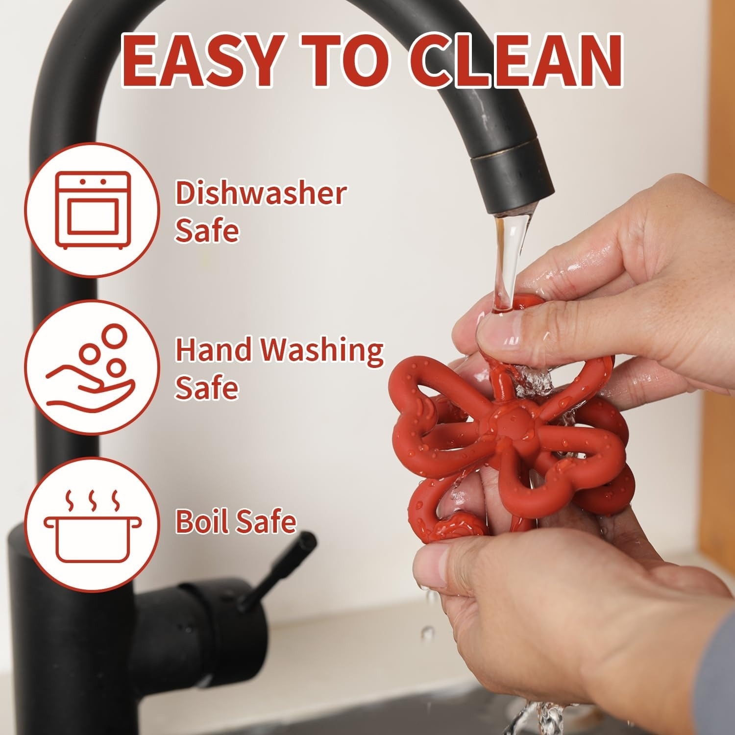 Haakaa Silicone Clover Teether - Copper